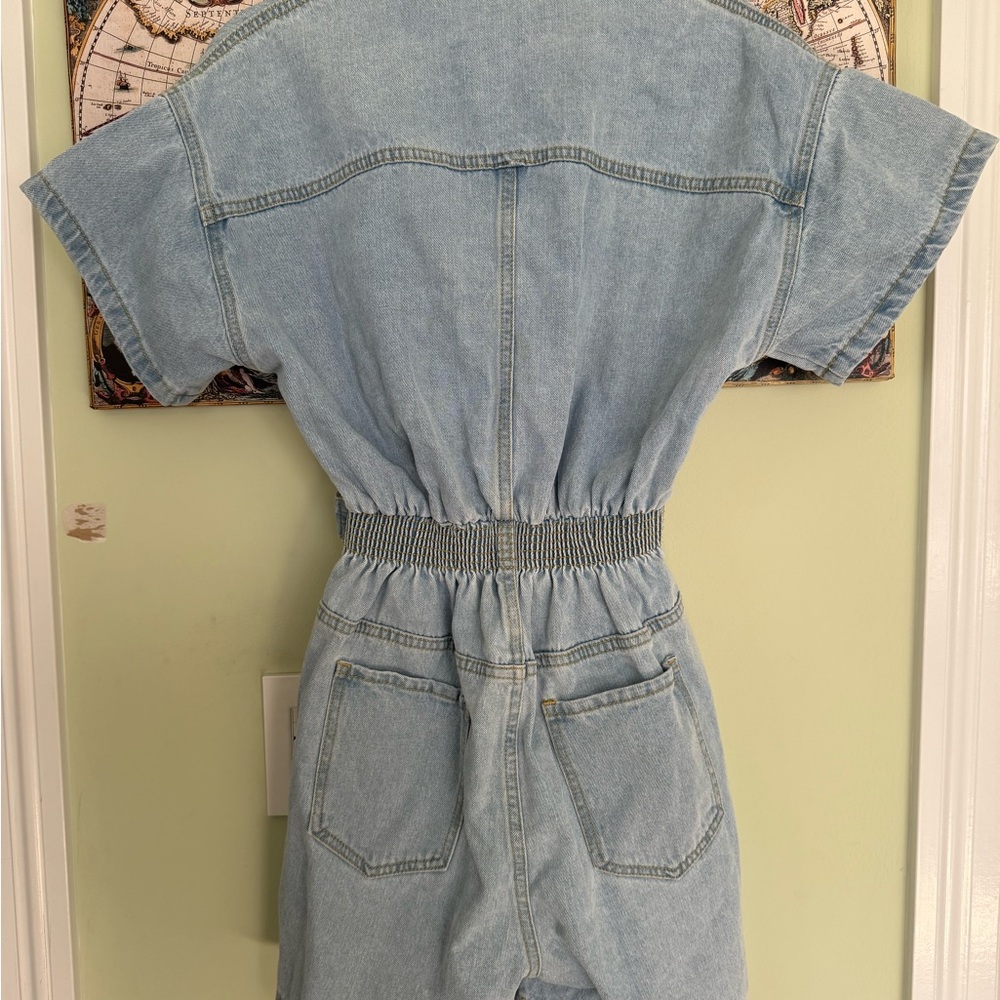 12th Tribe Hendrix Denim Romper - Picture 9 of 9